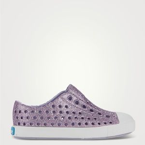 Native Shoes Jefferson Bling Powder Bling Purple C9 Girls